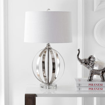 Logan 26" Metal Orb LED Table Lamp - JONATHAN Y